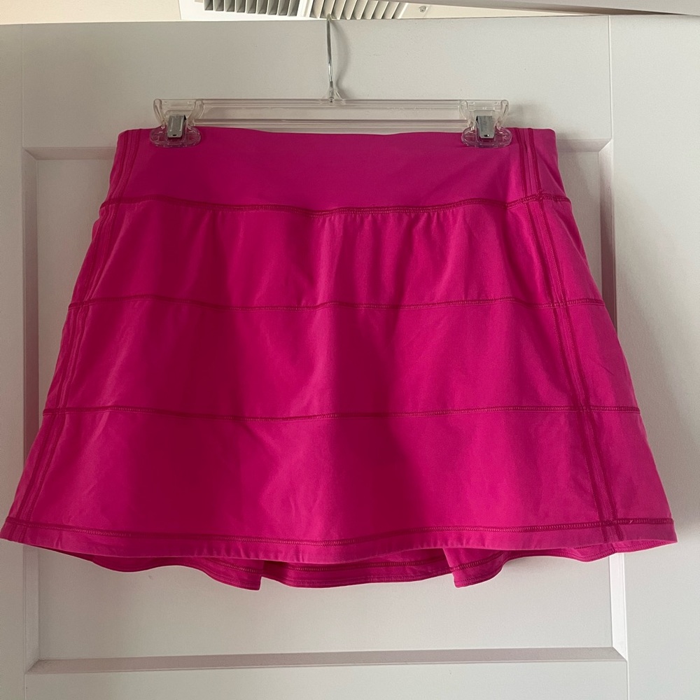 COPY - Lululemon Pace Rival Mid-Rise Skirt Long Sonic Pink size 6